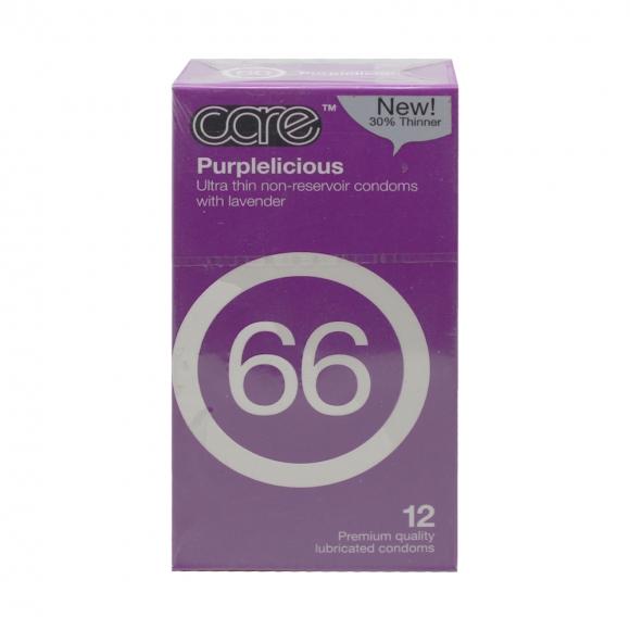 Care 66 Skin Tight non-reservoir Condom / Kondom - 12 pcs
