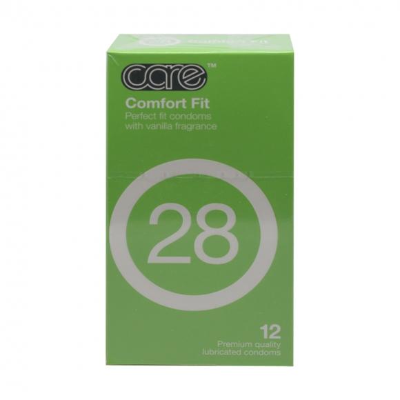 Care 28 Comfort Fit Condom / Kondom - 12's