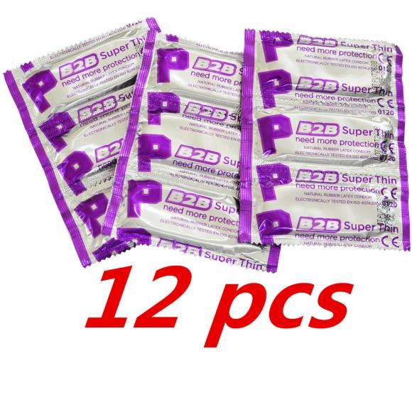 B2B Super Thin Condom (12 pcs) - Expire 2030