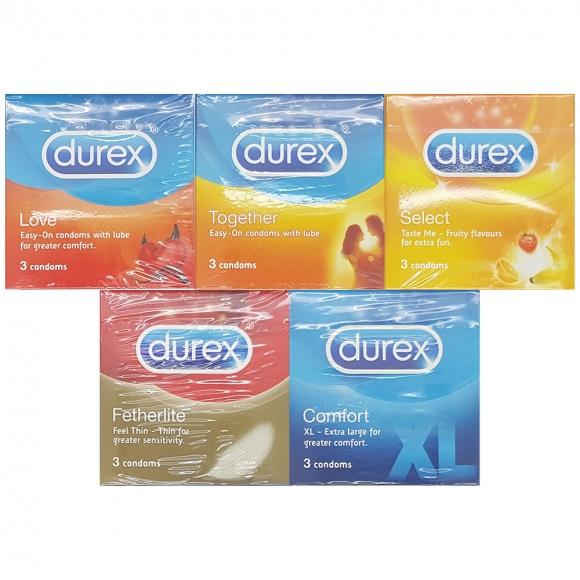 Durex Condom / Kondom - Economy Pack 5 in 1