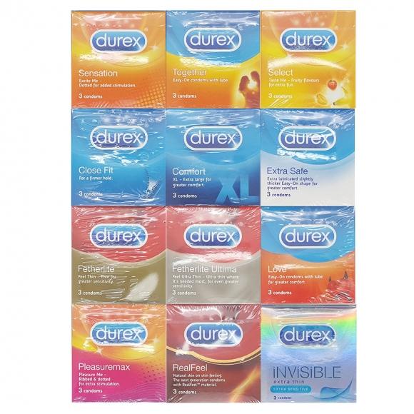 Durex Condom / Kondom - 12 in 1 Premium Pack