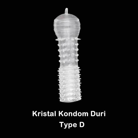 Reusable Crystal condom Hot Penis Crystal Condom (Kondom Duri Tahan Lama) - Type D