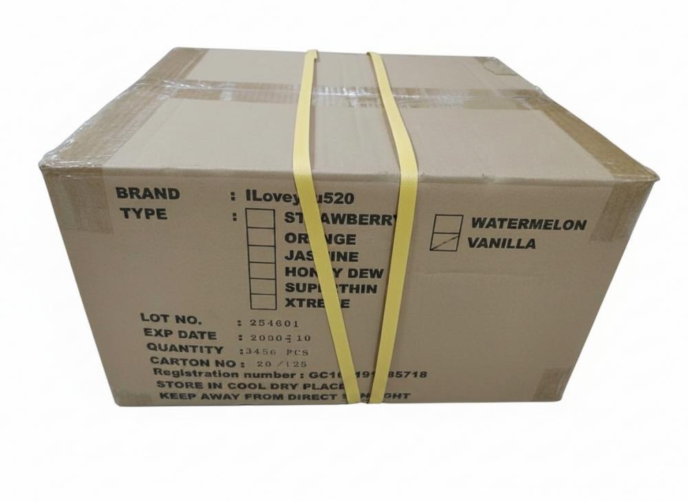 Malaysia Made Condom Brand New I Love You Regular 003 Condoms / Kondom 24 x 144 pcs ( 1 Carton 1728 pcs )
