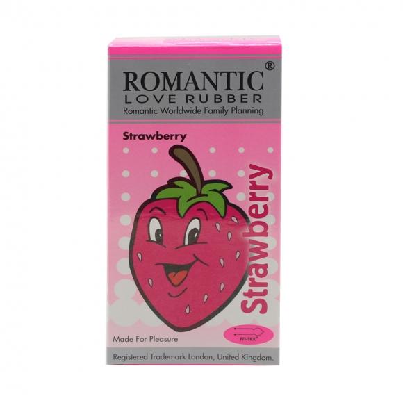 Romantic Love Rubber Aroma -Strawberry - 12's