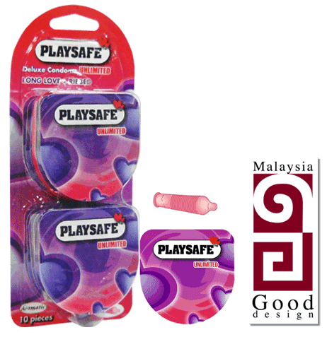Playsafe Condom Easy Pack Long Love + Ribbed